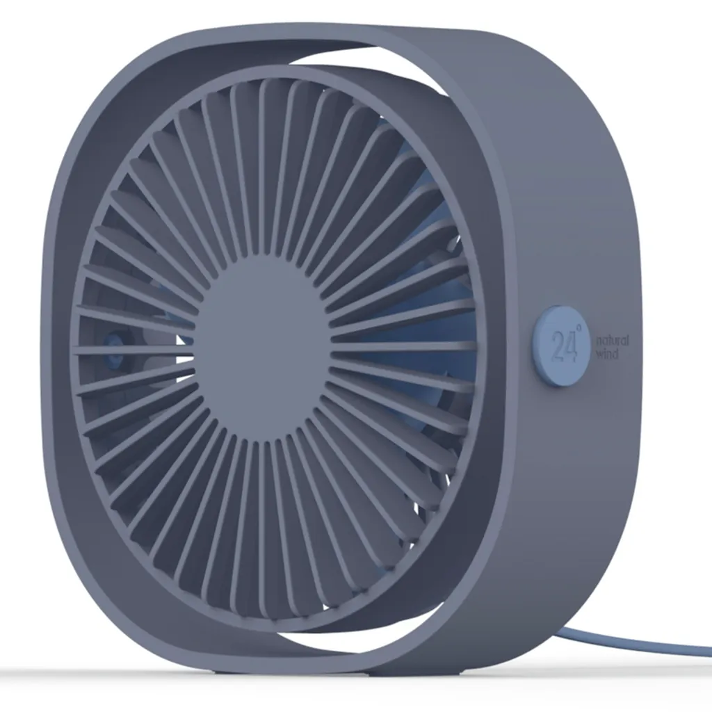 IMoshion USB Schreibtischventilator - Blau