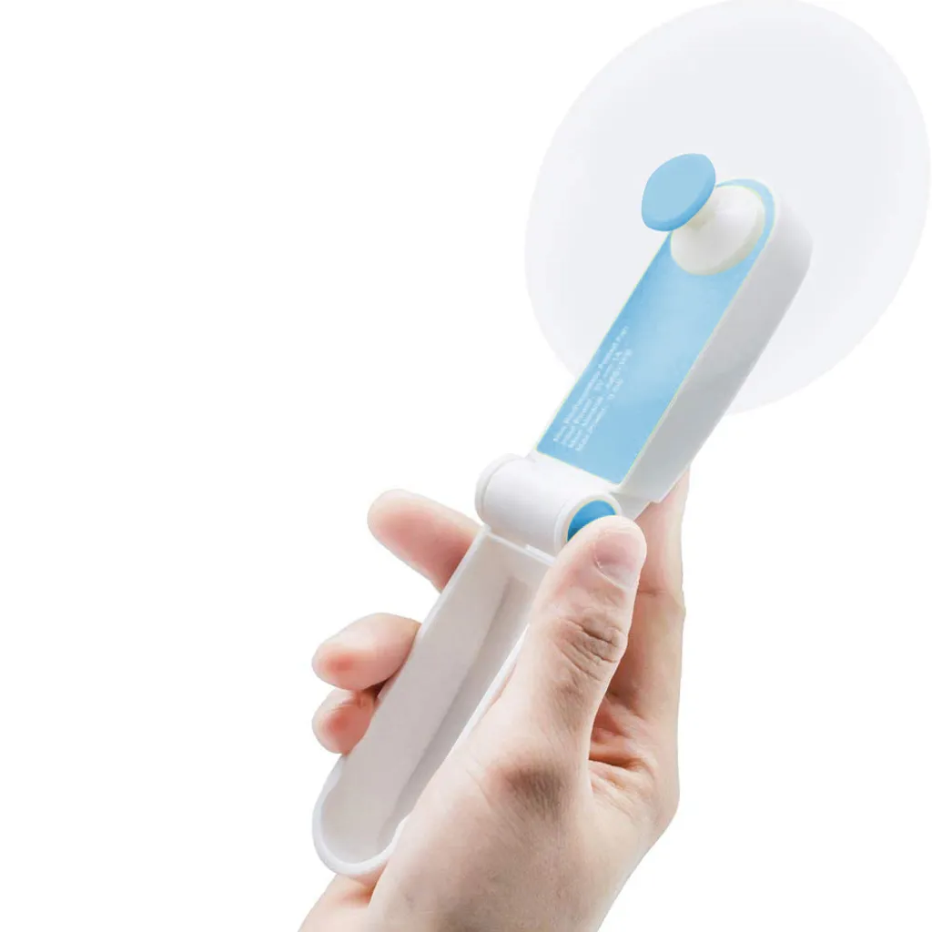 Tragbarer Mini Lüfter Klein Faltbarer Handventilator Wieder Aufladbarer Persönliche Taschenventilator Batterie Betriebener Reise Ventilator USB Schreibtisch-Fan Für Büro, Haus, Outdoor – Bild 2