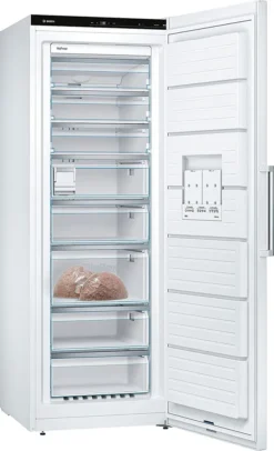Bosch GSN58AWCV Serie 6 Freistehender Gefrierschrank/C / 191 X 70 Cm / 202 KWh/Jahr/Weiß / 366 L/XXL Größe/LED Beleuchtung/VarioZone/NoFrost