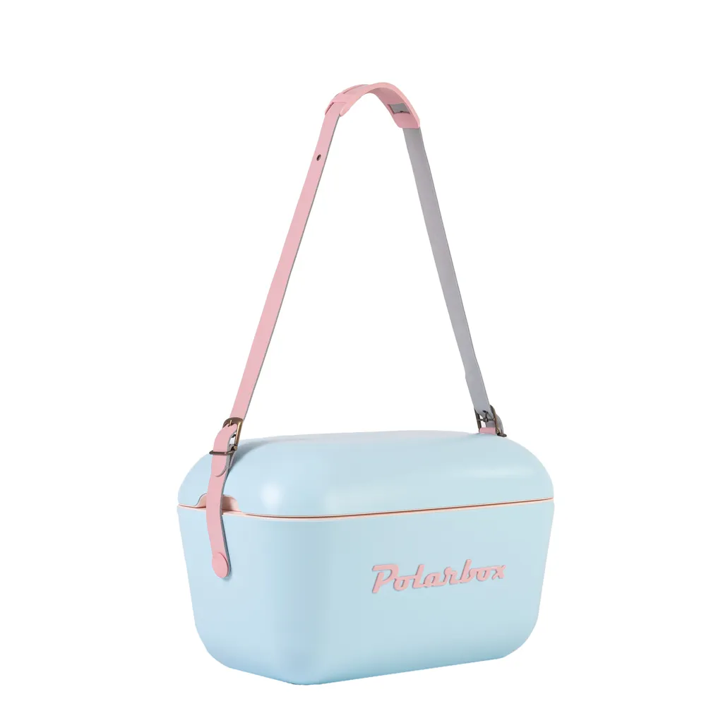 Kühlbox | Passive Kühlbox | Kühltaschen Polar In Retro Vintage Design Aus Kunststoff Mit Polystyrol (Airpop) Thermische Isolierung, 12L In Hellblau – Bild 2