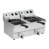 Friteuse Edelstahl Doppel Fritteuse Fritöse Elektro 2 X 11 L Gastronomie 6000 W