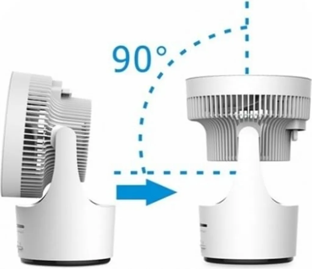 Fakir Prestige TVC 360 Tischventilator Extra Leise Mit Fernbedienung 3 Stufen – Bild 4