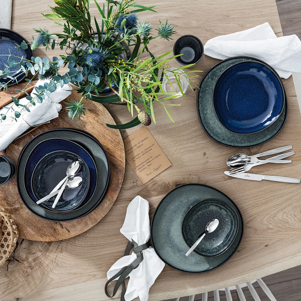 Like. By Villeroy & Boch Lave Gris Tafelservice Für 4 Personen 8-teilig – Bild 3
