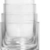 AARKE Gläser 4er Set Nesting Glasses 4x 290ml Kristallglas Stapelbar Trinkgläser