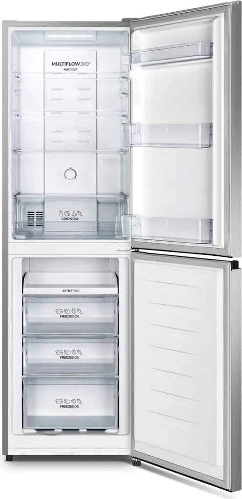 Gorenje NRK 418 ECS4 Kühl-Gefrierkombination - NoFrostPlus - MultiFlow 360° - CrispZone - 256 Liter Gesamtvolumen: Kühlteil 171 L / Gefrierteil 85 L - LED-Innenbeleuchtung - CrispZone - EasyTray – Bild 2
