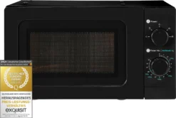 Exquisit Mikrowelle WP 700 J17-3 Sw | Unterbau | 700 W | Schwarz