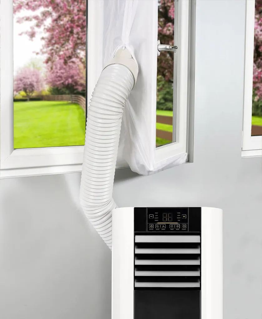 Home Deluxe 4in1 Mobile Klimaanlage Klimagerät Mit Fensterabdichtung + Timer – Bild 4