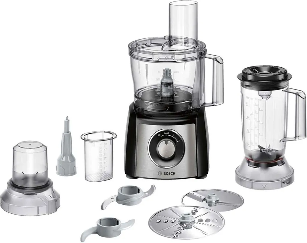 BOSCH MCM3501M MULTI TALENT Mehrzweckroboter - Schwarz / Edelstahl – Bild 5