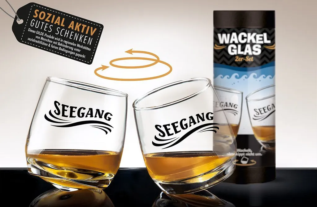 Wackelglas SEEGANG, 2er Set, 200ml, In Geschenkbox – Bild 5
