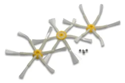 Vhbw 3x Seitenbürste Kompatibel Mit IRobot Roomba 530, 531, 532, 534, 535, 540, 550, 555, 560, 562 Saugroboter - Reinigungsbürsten Set, Weiß