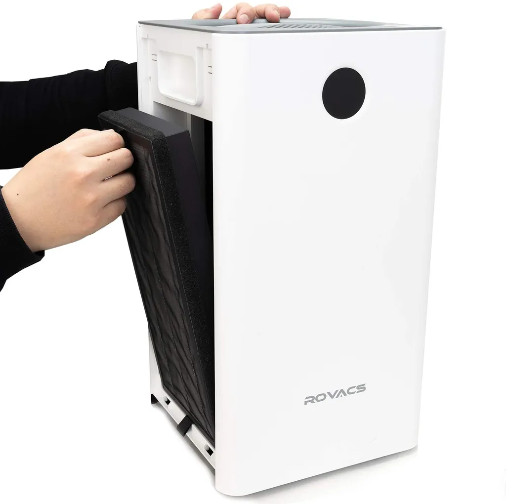 ROVACS Luftreiniger H13 Original HEPA Filter (2er Pack) Kompatibel Für Luftreiniger Modell: RV320 – Bild 4