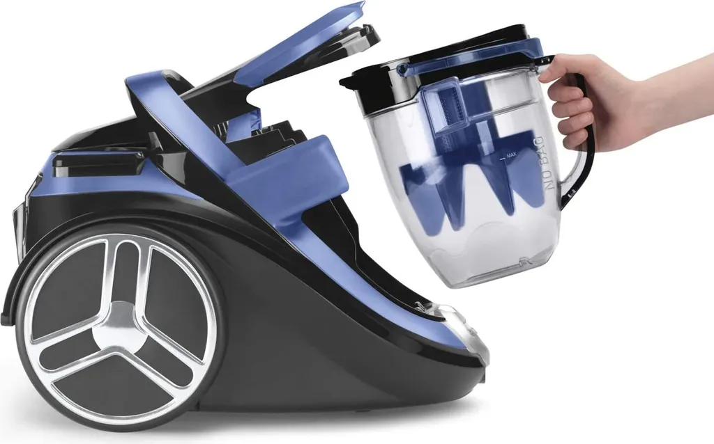 Rowenta RO7690 Silence Force Cyclonic Animal | Beutelloser Staubsauger | Vacuum-Cleaner | Sehr Leise | 2,5L Staubvolumen | Tierhaare | Auto | Schwarz/Blau – Bild 6