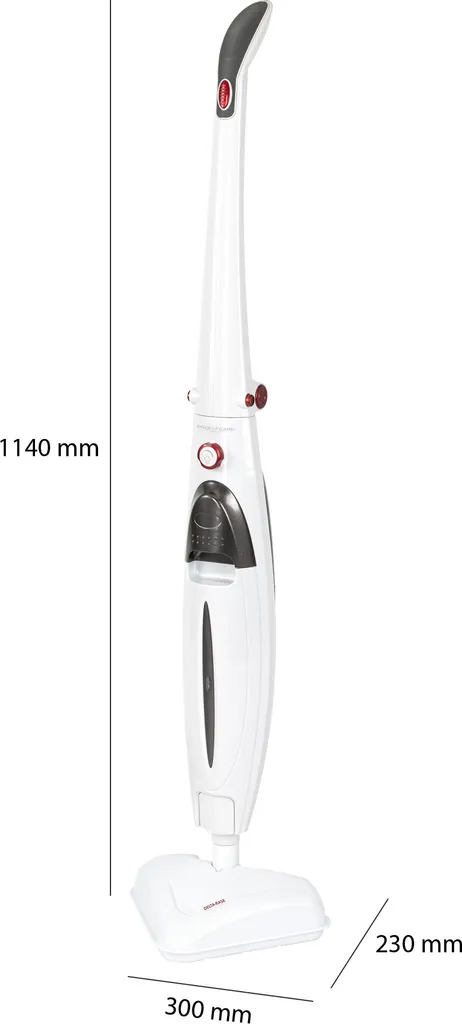 ProfiCare Dampfmop PC-DR 3093 Anthrazit-weiss / 1.500 Watt / Dampfreiniger Für Alle Bodenbeläge / 99 % Gegen Viren – Bild 8