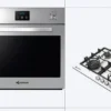 Klugmann Gasherd-Set KGO600.5GFX + KT604.5X, Mit 1-fach-Teleskopauszug, Klugmann Backofen-Set KGO600.5GFX + KT604.5X, Autark, 1-fach-Teleskopauszug, Easy-To-Clean-Emaille, Heißluft, Umluft, Grill-/Brat-System Edelstahl, Digital Uhr, 3-fach-Verglasung Abnehmbare Glastür, Gaskochfeld Aus Edelstahl, WOK-Brenner 4kW Und WOK-Aufsatz Gratis! Kindersicherung, Restwärmeanzeigen, Automatische Gasabschaltung
