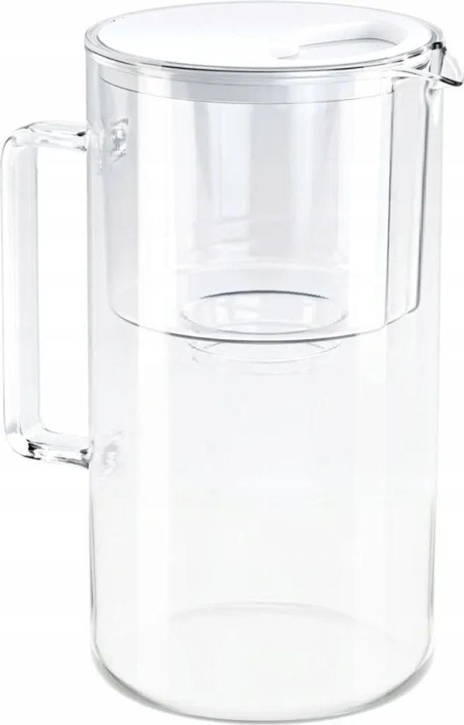 Glas Wasserfilter Wessper 2,5 L Mit 4 Filterkartuschen, Kompatibel Mit Brita Classic -weiß – Bild 2