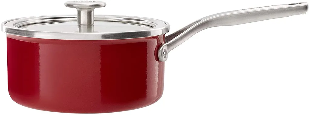 KitchenAid Topfset Steel Core Enamel Empire Rot 10-teilig – Bild 3