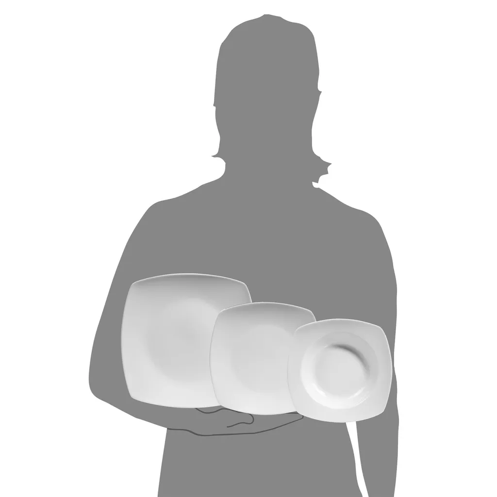 Sänger SÄNGER Porzellan Geschirrset Markant, Tafelservice 18 Teilig Für 6 Personen – Bild 6