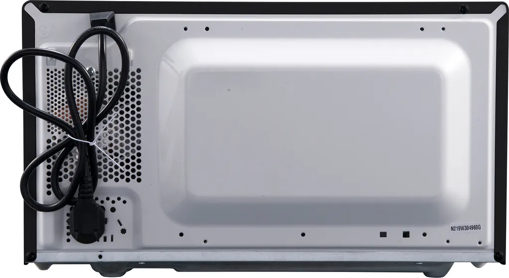 Sharp R204BA Solo-Mikrowelle 6 Leistungsstufen - 800 Watt Leistung Schwarz/Silber – Bild 2