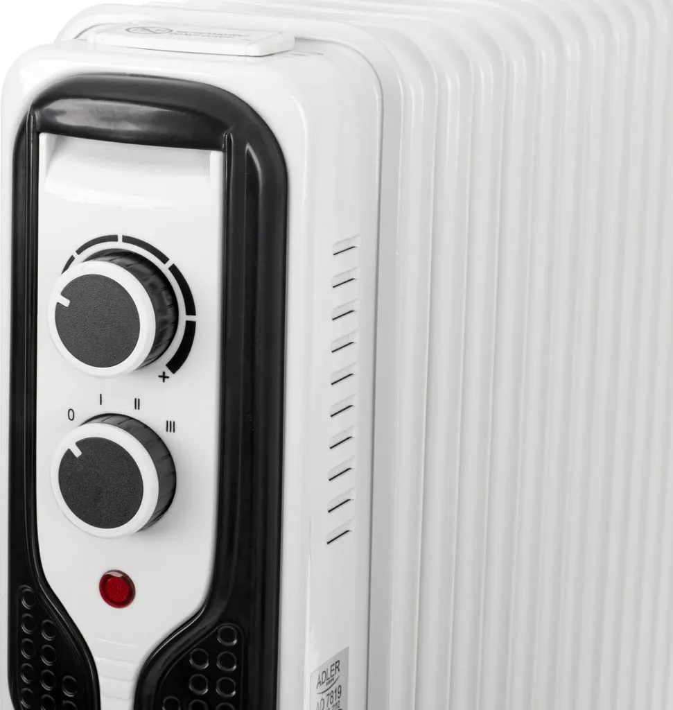 Adler Ölheizung (7 Lamellen) AD7815 Heizlüfter Elektro Heizung Heizstrahler – Bild 3