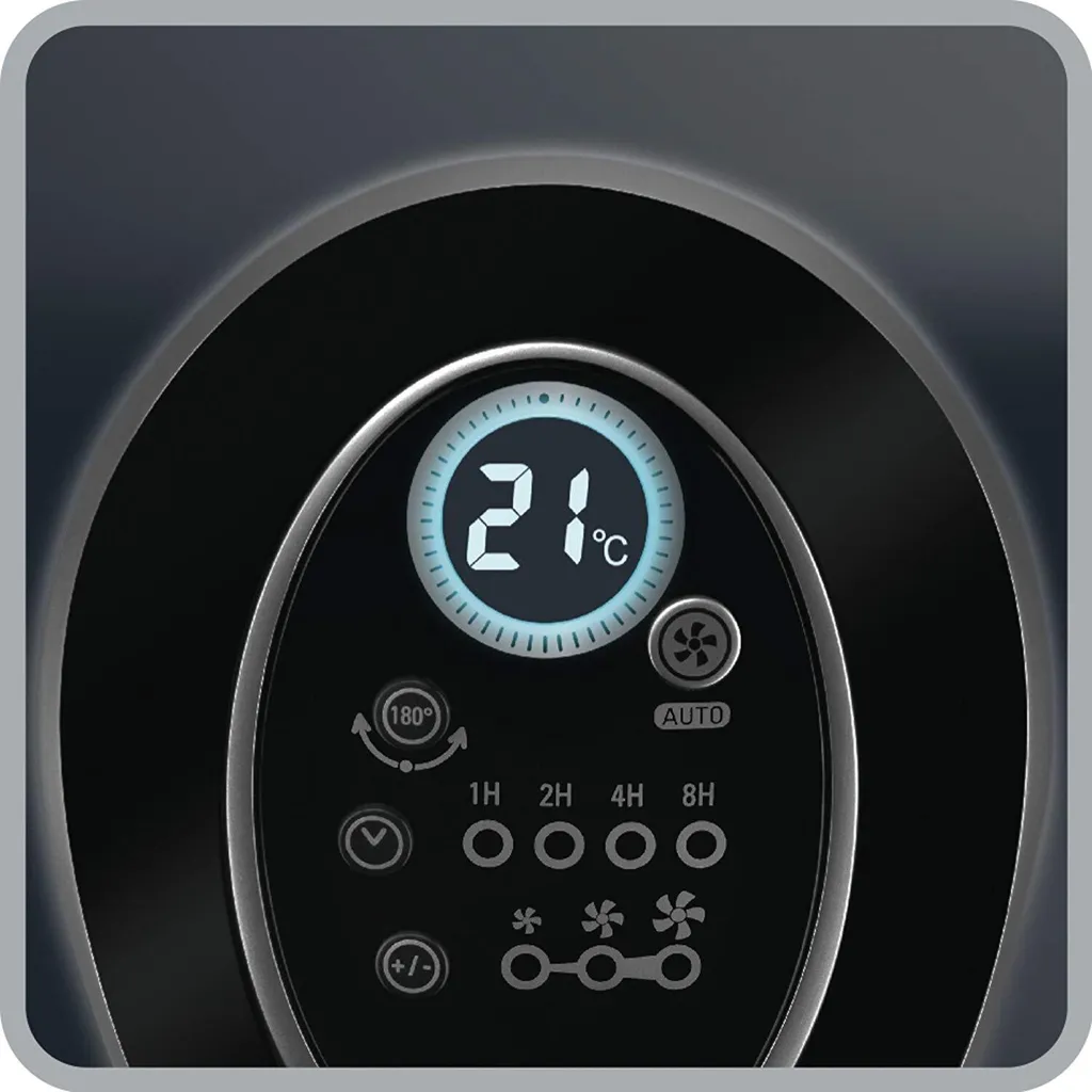 Rowenta VU 6670 F0 Turmventilator Schwarz/silber – Bild 14