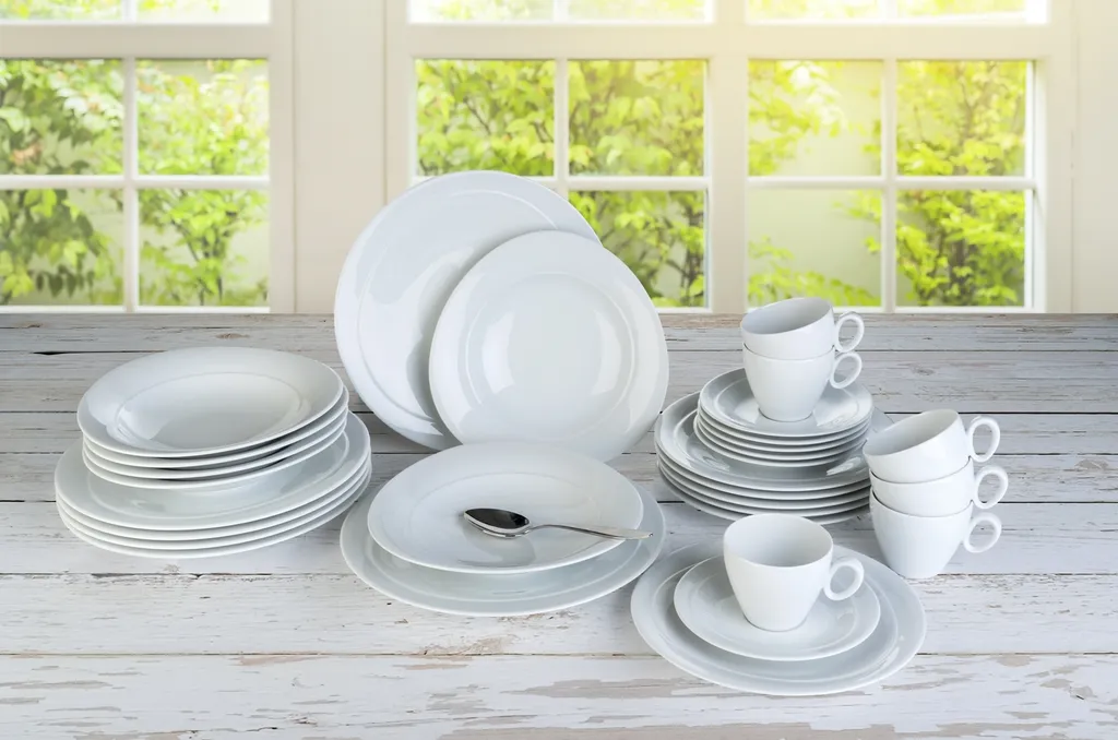 Seltmann Weiden Trio Weiß Kombiservice 30-tlg. – Bild 4
