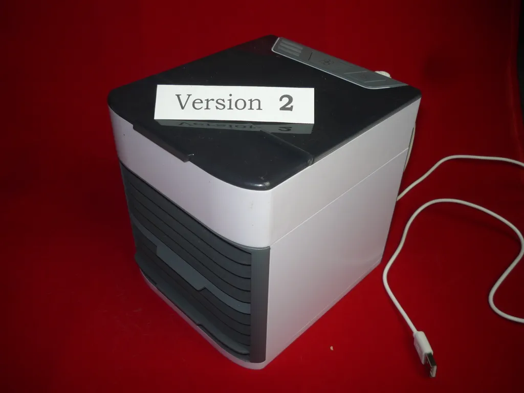 Mini Luftkühler Air Cooler Tisch-Ventilator Mit Befeuchtung Version 2 – Bild 8