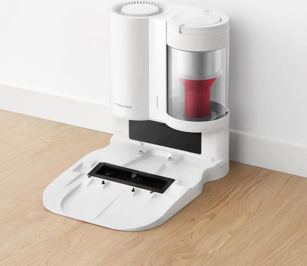 Roborock S7 Auto-Entleerungsstation Absaugstation Intelligente Staubsammlung Konstante Saugleistung Allergiepflege - Weiß – Bild 3