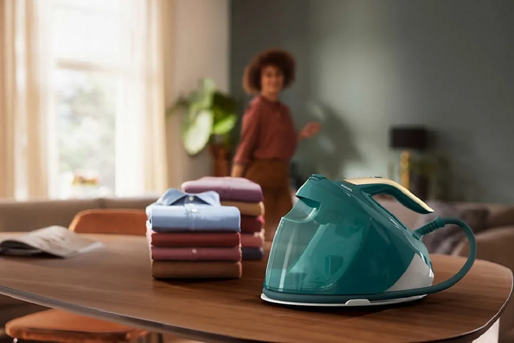 Philips PSG7140/70 PerfectCare Bügelstation Grün/weiß – Bild 7