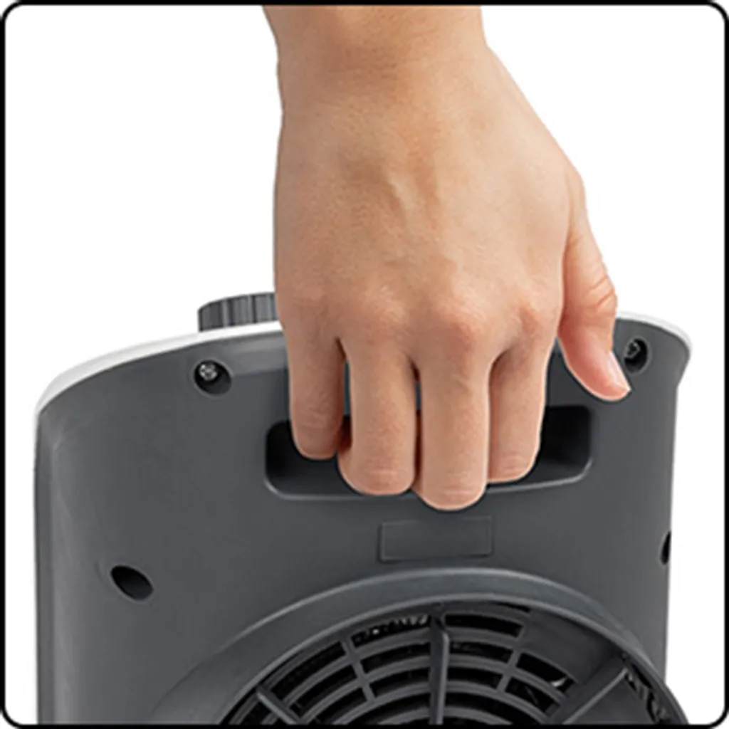 CLATRONIC Heizlüfter HL 3761 Weiß/grau – Bild 6