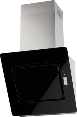 PKM Dunstabzugshaube Mit Randabsaugung Kopffreihaube 9040/60BZ Edelstahl Schwarz