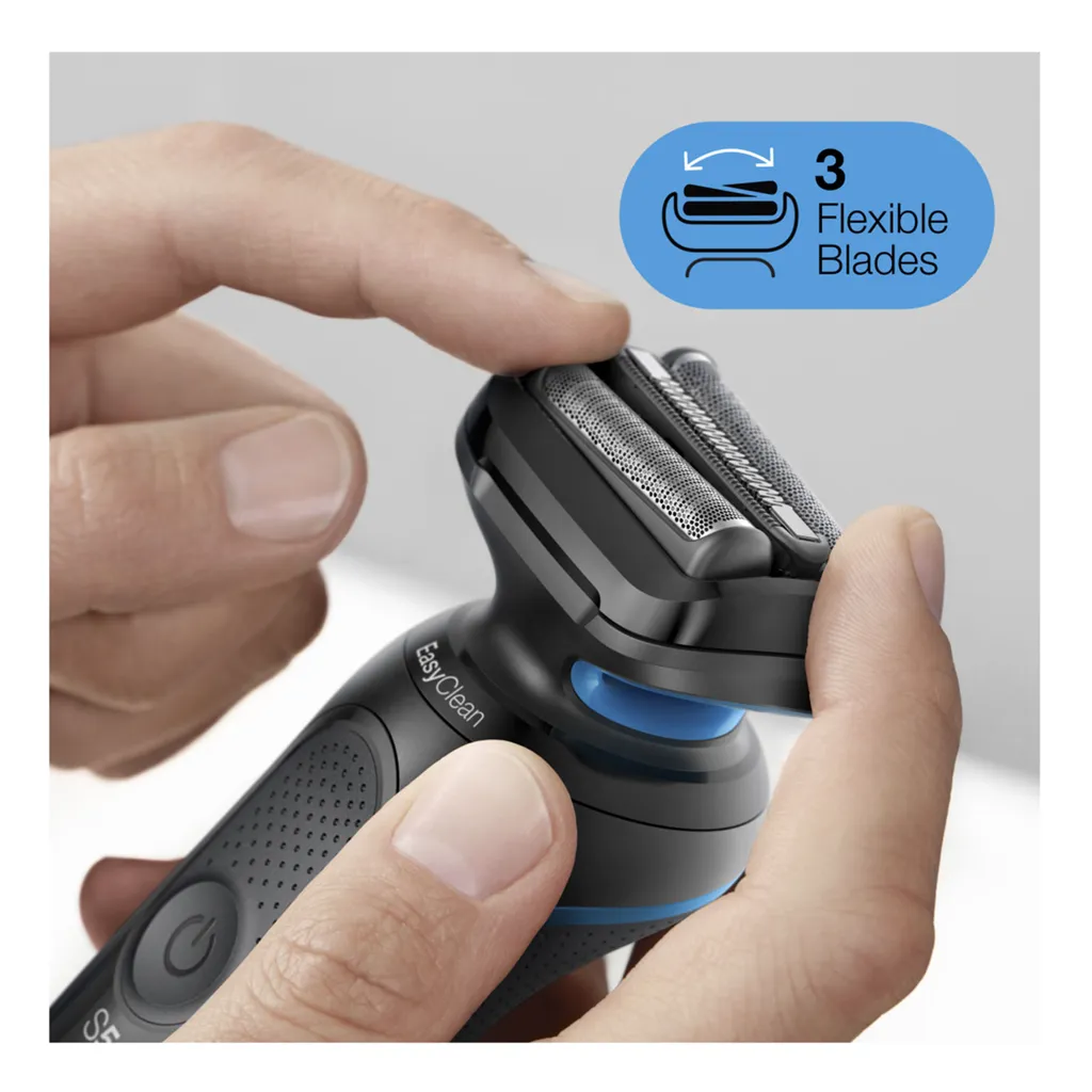 Braun Series 5s Rasierer Herren, Elektrorasierer Mit 3 Flexiblen Klingen, Präzisionstrimmer – Bild 8