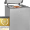 Exquisit Gefriertruhe GT100-330E Silber | 96 L Nutzinhalt | Silber