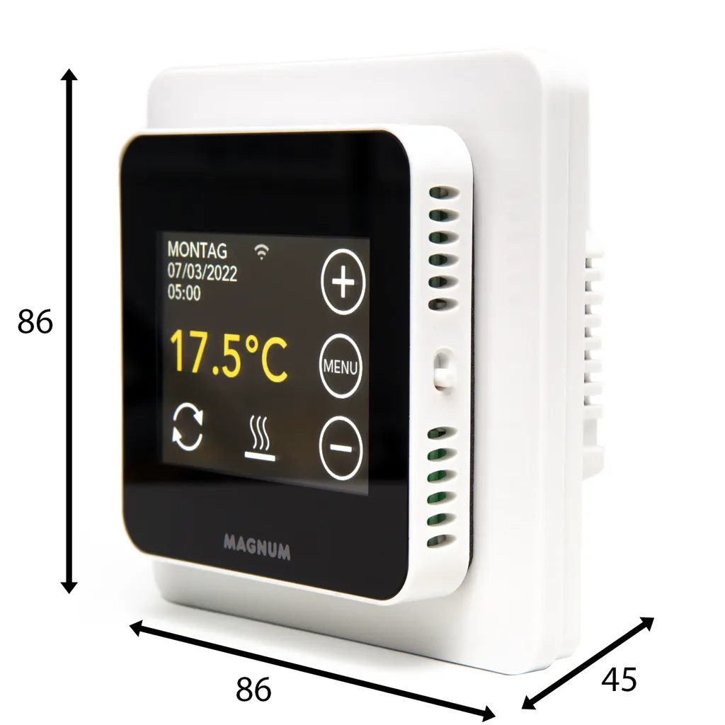 Magnum MRC WiFi Smart Thermostat/ Raumregler Mit Bodenfühler Für Fußbodenheizung, Elektro-Heizung, Konvektor, Tuya Smart App – Bild 6