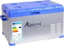 Compass 07090 - Kühlbox ALPICOOL Mit Kompressor 30l 230/24/12V -20°C BLAU