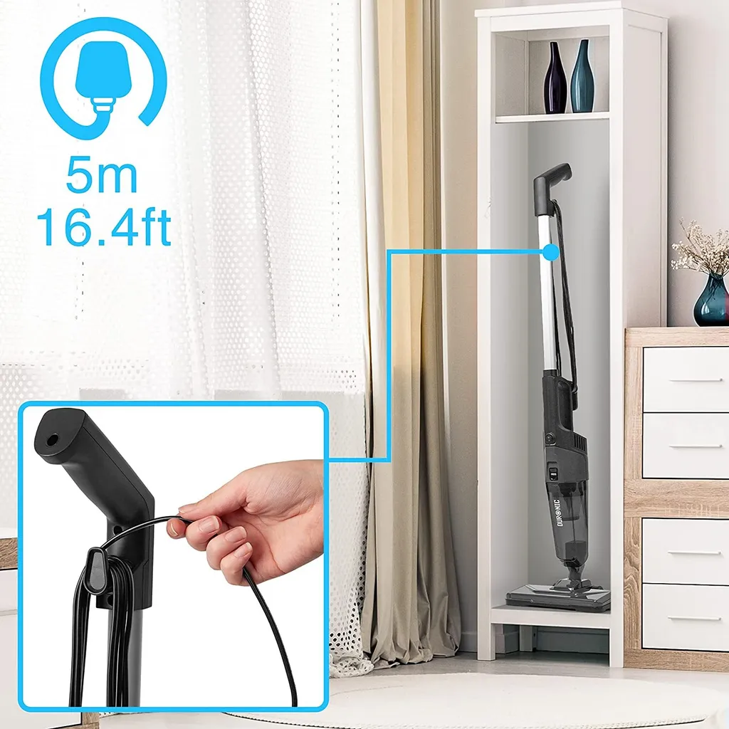 Duronic VC9 Bodenstaubsauger | 2-in-1 Handstaubsauger Und Stielstaubsauger | Inkluviv Bodenbürste Für Tierhaar Und Zubeh – Bild 6