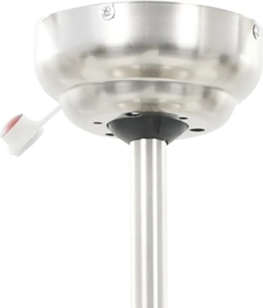 VidaXL Dekorativer Deckenventilator Mit Leuchtmittel 128 Cm Weiß – Bild 8