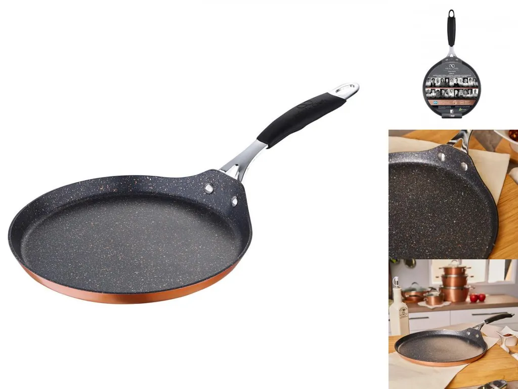 BERGNER Induktion Bratpfanne Pfannkuchen Pfanne Granit 25 Cm BGIC-1101 – Bild 3