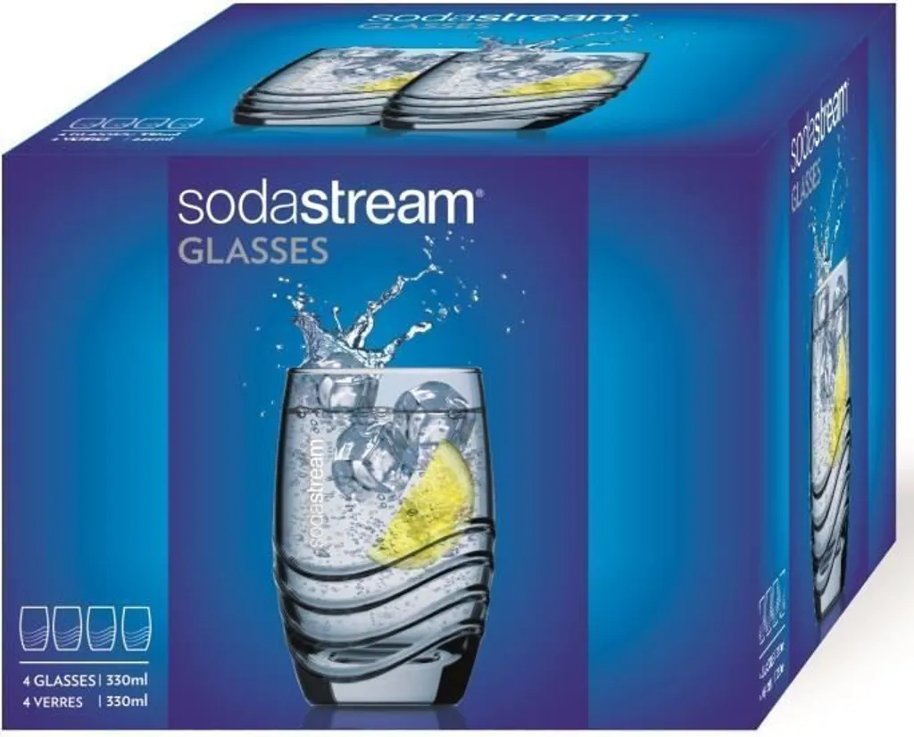 Sodastream Trinkglas 4er-Pack, Passend Zu Sodastream-Glaskaraffen – Bild 4