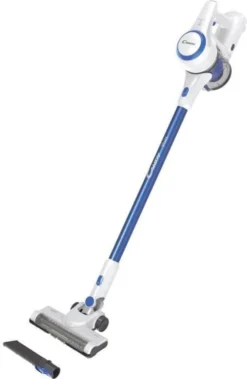 CANDY CVIVA10 Leistungsstarker Stabstaubsauger 22V 3 Leistungsstufen Lange Autonomie 35 Min Licht Elektrobürste LED Licht Entleeren 1 Klick