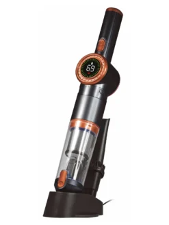 HSP Hanseshopping Beutelloser 2in1 Akku-Hand- & Bodenstaubsauger