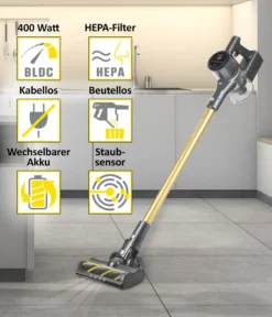 Genius INVICTUS X8 PRO Akkustaubsauger | Set 12-tlg.