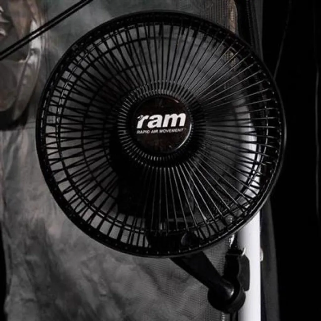 RAM Clip-Ventilator 15W 150mm Schwarz – Bild 2