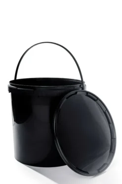 BENBOW Eimer + Deckel Schwarz, Anzahl:1, Farbe:Schwarz, Größe:20L