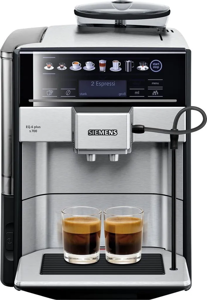 Siemens EQ.6 Plus S700 TE657503DE Kaffeemaschine - Schwarz / Edelstahloptik – Bild 4