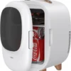 Baseus Mini Beauty Kühlschrank Für Kosmetik Reisekühlschrank Mit Heizung 8l 220V EU / 12V Weiß