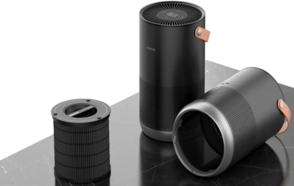 Xiaomi Tragbar Luftreiniger Für Allergiker Haustierenhalter Kühche U. Neue Haus Leise 19dB Smartmi P1 Alexa Google Usw. Steuerung HEPA-Filter Fängt 99,9% Partikel Viren Sauerstoff Versorgung Reiniger Tragegriff Partikellasersensor – Bild 19