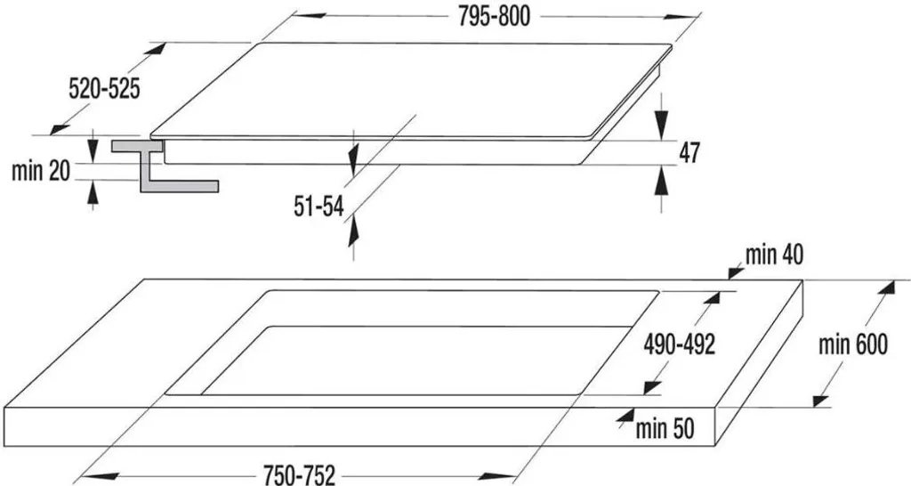 Gorenje ECT 843 BX Elektro-Kochfelder - Schwarz – Bild 5
