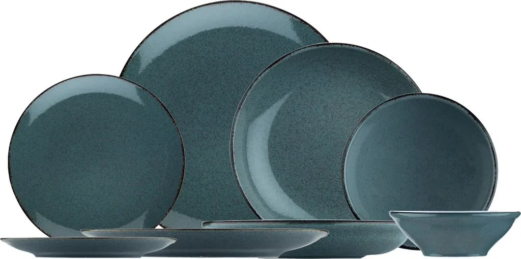 Heritage, Kütahya Porselen,(24 Stücke), Abendessen , Blau, 100% Porzellan – Bild 5