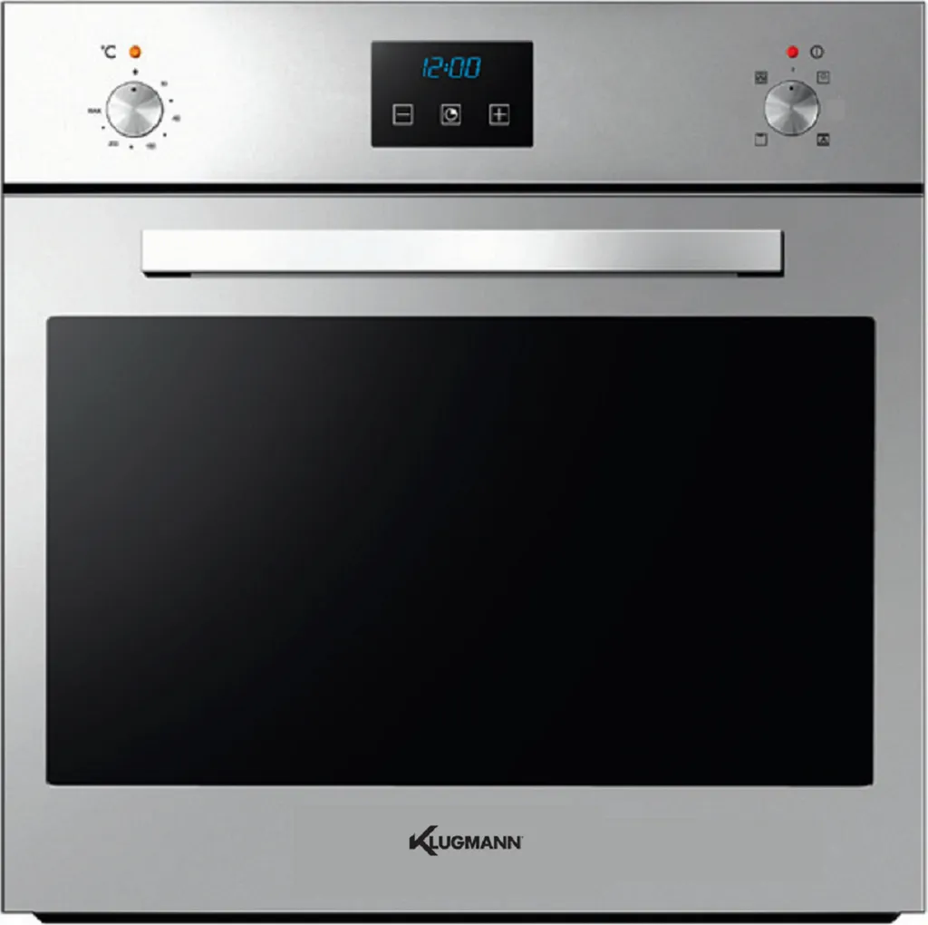 Klugmann Gasherd-Set KGO600.5GFX + KT604.5X, Mit 1-fach-Teleskopauszug, Klugmann Backofen-Set KGO600.5GFX + KT604.5X, Autark, 1-fach-Teleskopauszug, Easy-To-Clean-Emaille, Heißluft, Umluft, Grill-/Brat-System Edelstahl, Digital Uhr, 3-fach-Verglasung Abnehmbare Glastür, Gaskochfeld Aus Edelstahl, WOK-Brenner 4kW Und WOK-Aufsatz Gratis! Kindersicherung, Restwärmeanzeigen, Automatische Gasabschaltung – Bild 2