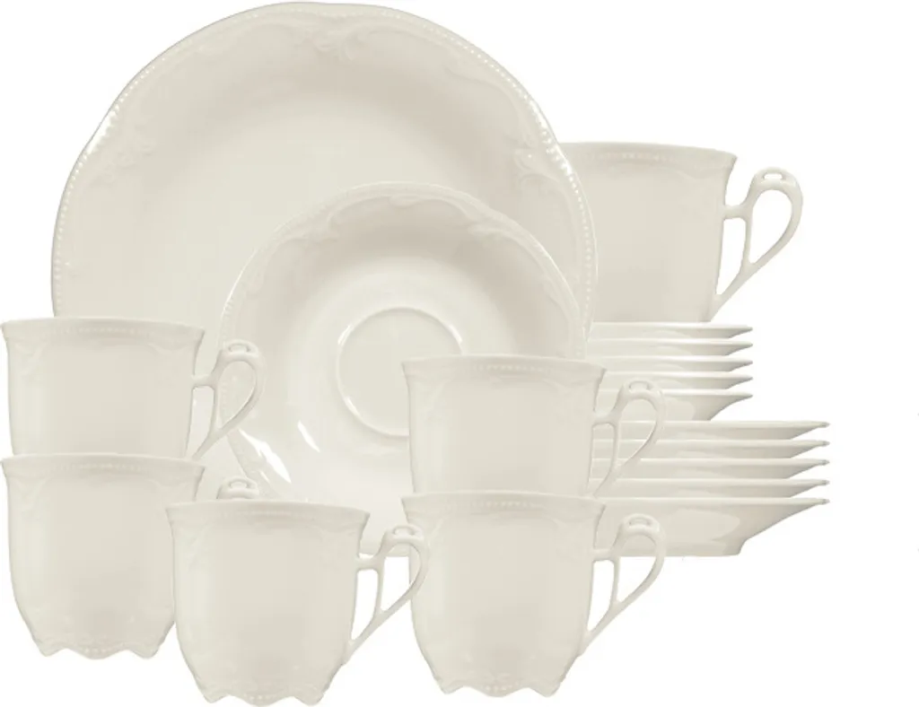 Seltmann Weiden Rubin Cream Kaffeeservice 18tlg. – Bild 3